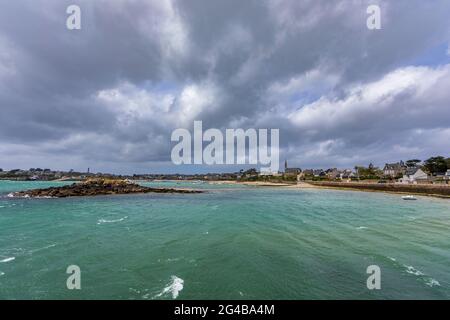 Ile de Batz (Roscoff), Finistere, Bretagne, Frankreich Stockfoto