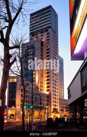 Berlin Hotel astoria kurfürstendamm, Hardenbergstraße 28, 10623 Berlin, deutschland, Christoph H. Mäckler, ku'Damm, charlottenburg, Zoofenster, 118 m Stockfoto