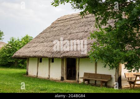 Keltenhütte in Landersdorf, Thalmässing, Bayern, Deutschland Stockfoto