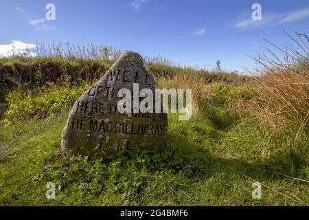 Culloden Moor war der Ort der Schlacht von Culloden im Jahr 1746 in der Nähe von Inverness, Schottland, Großbritannien Stockfoto