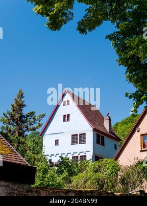 Rothenburg ob der Tauber, Franken/Deutschland : Topplerschlösschen Stockfoto