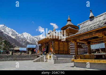 Tempel in Himachal Pradesh, Sangla und Chitkul Stockfoto