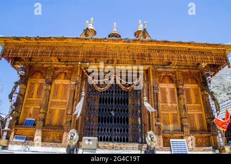 Tempel in Himachal Pradesh, Sangla und Chitkul Stockfoto