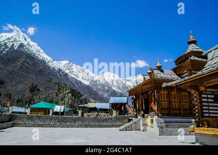 Tempel in Himachal Pradesh, Sangla und Chitkul Stockfoto