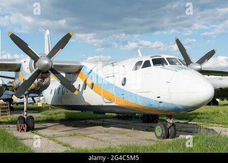 Ausstellung alter Modellflugzeuge Stockfoto