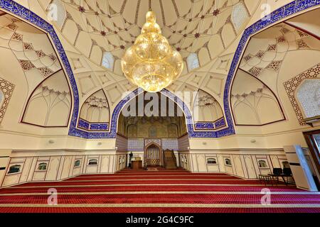 Bolo-Hauz-Moschee in Buchara, Usbekistan Stockfoto