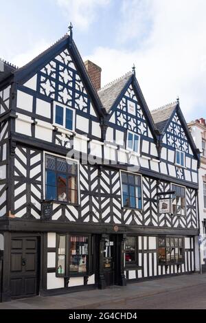 Die Tudor von Litchfield House, Bore Street, Lichfield, Staffordshire, England, Vereinigtes Königreich Stockfoto