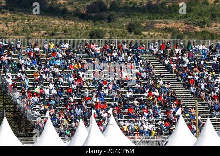 Puebla, Mexiko, 20. Juni 2021. Zuschauer während des Puebla ePrix 2021, 5. Treffens der Formel-E-Weltmeisterschaft 2020-21, auf dem Autodromo Miguel E. Abed vom 18. Bis 20. Juni in Puebla, Mexiko - Foto Xavi Bonilla/DPPI Quelle: DPPI Media/Alamy Live News Stockfoto