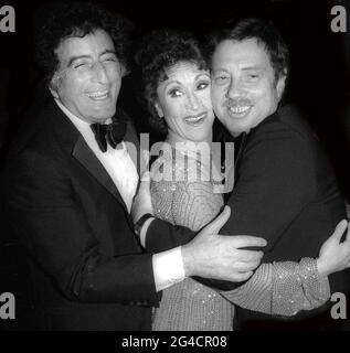 Tony Bennett Chita Rivera Cy Coleman 1978 Foto von Adam Sculls/PHOTOlink Stockfoto