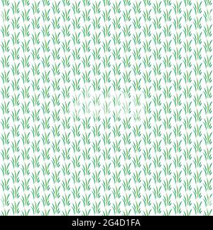 Nahtloses Grass-Vektor-Muster Stock Vektor