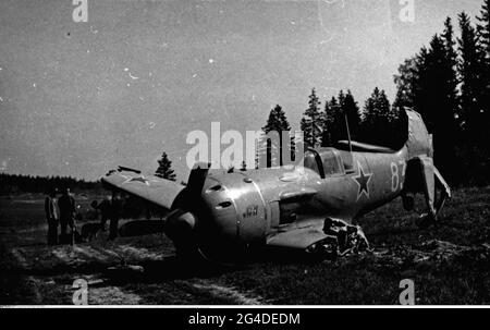 Transport / Transport, Luftfahrt, Unfall, ZUSÄTZLICHE-RECHTE-FREIGABE-INFO-NICHT-VERFÜGBAR Stockfoto