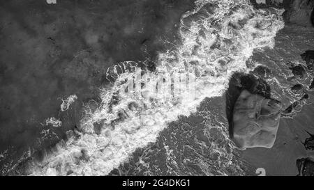 Luftaufnahme des Sonoma Coast State Park in Kalifornien Stockfoto