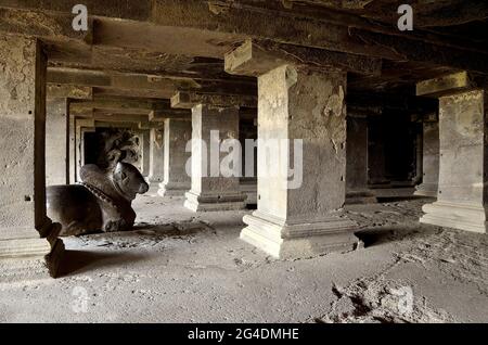 UNESCO-Weltkulturerbe Ellora Höhlen, Aurangabad, Maharashtra, indien Stockfoto