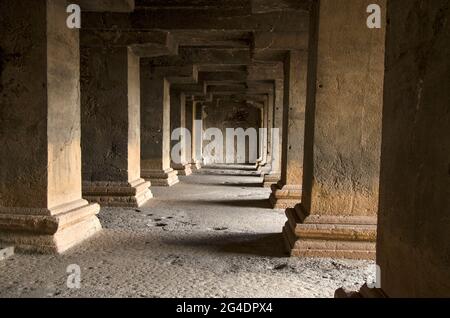 UNESCO-Weltkulturerbe Ellora Höhlen, Aurangabad, Maharashtra, indien Stockfoto