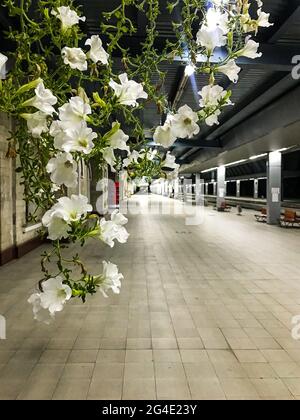 Bahnhof Chisinau.. Bahnhof Moldawien. Bahnhof Stockfoto