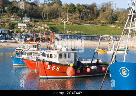 Lyme Regis am Weihnachtstag Stockfoto