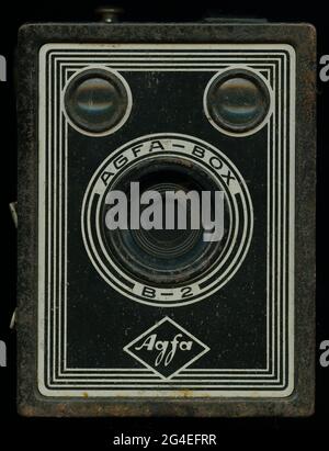 Agfa Box Stockfoto