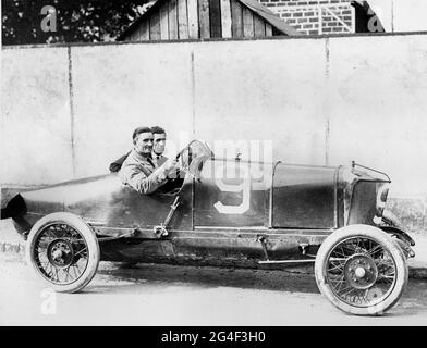Hillman Speed Model, George Bedford 1921 GP des Voiturettes Le Mans Stockfoto
