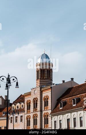 Rumänisch-orthodoxe Kathedrale von Mariä Himmelfahrt (Biserica Adormirea Maicii Domnului), Brasov Stockfoto