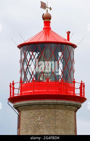 Leuchtturm Staberhuk, Insel Fehmarn, Schleswig-Holstein, Deutschland Stockfoto