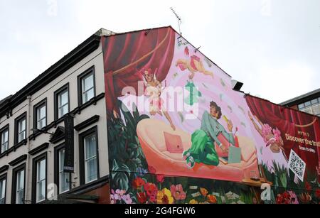 Urbanista Boutique Hotel an der historischen Bold Street in Liverpool Stockfoto