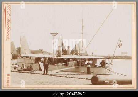 Channon Boot Braga im Hafen von Den Helder. . Stockfoto
