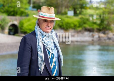 Ian Bailey, der Verdächtige des Mordes an Sophie Toscan Du Plantier, in Schull, West Cork, Irland. Stockfoto