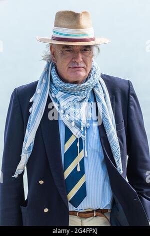 Ian Bailey, der Verdächtige des Mordes an Sophie Toscan Du Plantier, in Schull, West Cork, Irland. Stockfoto