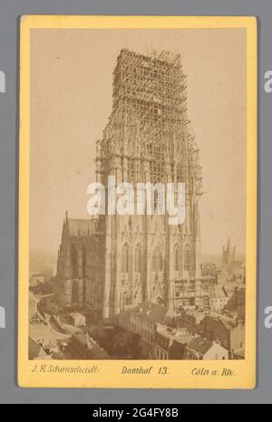 Blick auf den Kölner Dom, Westseite. . Stockfoto