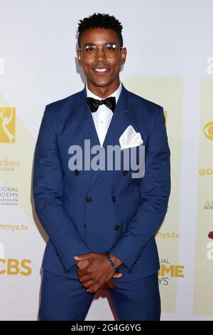 Burbank, USA. Juni 2021. LOS ANGELES - 13. JUNI: Tajh Bellow bei der 48th Daytime Emmy Awards Press Line - 13. Juni in den ATI Studios am 13. Juni 2021 in Burbank, CA (Foto von Katrina Jordan/Sipa USA) Credit: SIPA USA/Alamy Live News Stockfoto