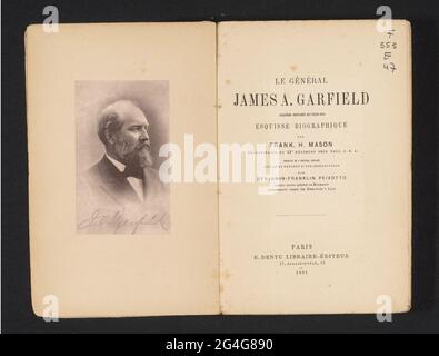 General James A. Garfield zwanzigster Präsident der Vereinigten Staaten. . Stockfoto
