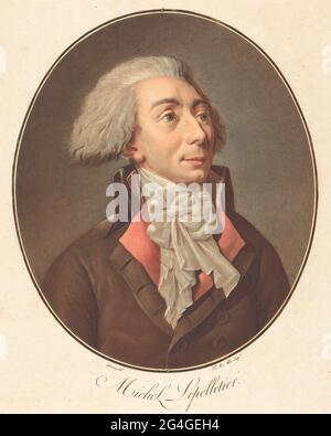 Michel Lepelletier, 1794. Stockfoto