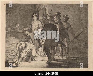 Der Tod von Cato, 1634. Stockfoto