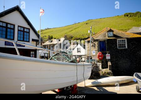 Port Isaac in Cornwall Stockfoto