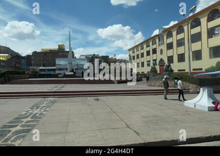 Zentrum der Stadt Cuzco Peru Stockfoto