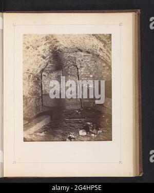 Innenraum des ehemaligen Druckes von Johannes Gutenberg in Mainz. . Stockfoto