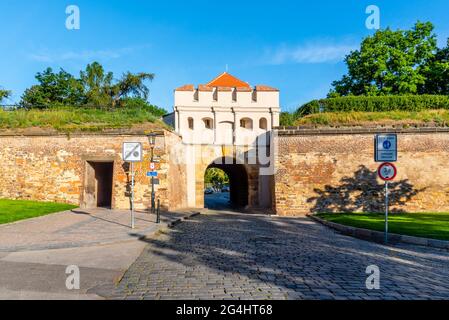 Barockes Eingangstor zu Vysehrad Stockfoto