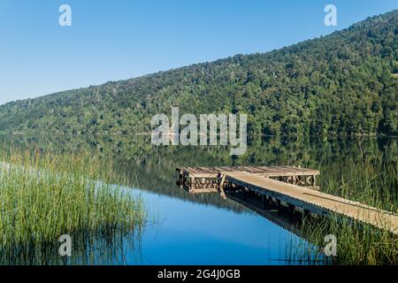 Lago Tilquilco See im Nationalpark Huerquehue, Chile Stockfoto