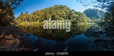 Lago Chico See im Nationalpark Huerquehue, Chile Stockfoto