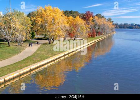 Lake Burley Griffin, Canberra Stockfoto