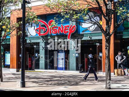 Disney Store, Oxford Street, London, England, Großbritannien. Stockfoto