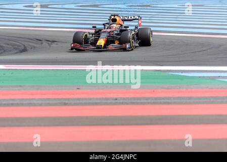 33 Max Verstappen (NED Red Bull F1 Team), F1 Grand Prix von Frankreich auf dem Circuit Paul Ricard am 19. Juni 2021 in Le Castellet, Frankreich. Foto von Florian Escoffier/ABACAPRESS.COM Stockfoto