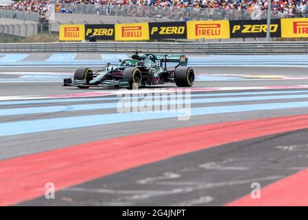 18 Lance Stroll (Bel-CAN Aston Martin F1 Team), F1 Grand Prix von Frankreich auf dem Circuit Paul Ricard am 19. Juni 2021 in Le Castellet, Frankreich. Foto von Florian Escoffier/ABACAPRESS.COM Stockfoto