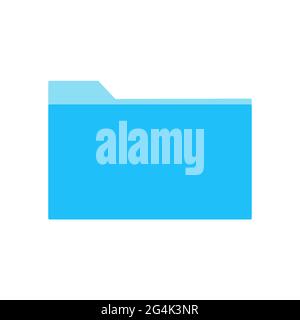 Symbol für das Ordnergeschäft auf weißem Vektorhintergrund Stock Vektor