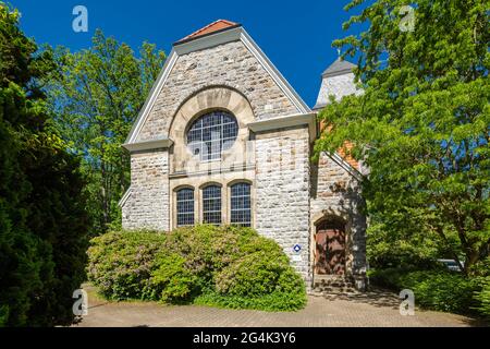 Deutschland, Erkrath, Erkrath-Hochdahl, Bergisches Land, Niederbergisches Land, Niederberg, Rheinland, Nordrhein-Westfalen, NRW, Evangelische Neanderkirche, Historismus Stockfoto