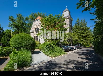 Deutschland, Erkrath, Erkrath-Hochdahl, Bergisches Land, Niederbergisches Land, Niederberg, Rheinland, Nordrhein-Westfalen, NRW, Evangelische Neanderkirche, Historismus Stockfoto