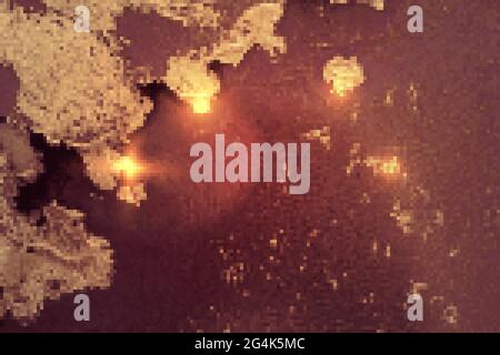 Vinatge in glänzendem, abstraktem Burgunder und goldfarbenem Marmormuster mit Glitzern. Vektor Hintergrund in Alkoholtinte Technik mit Glitzer. Vorlage für Banner Stock Vektor