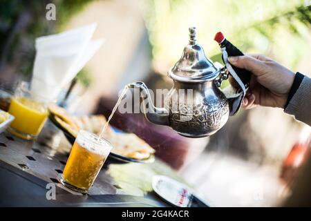 Tee, Marrakesch, Marokko, Nordafrika, Afrika Stockfoto