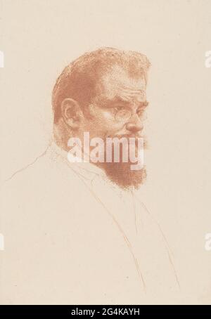 Porträt von Max Klinger, 1902. Private Sammlung. Stockfoto