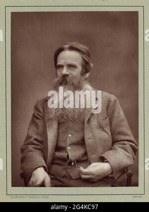 Porträt des Malers William Holman Hunt (1827-1910), um 1885. Private Sammlung. Stockfoto